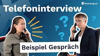 Vorstellungsgespräch am Telefon - Beispielgespräch und Tipps!