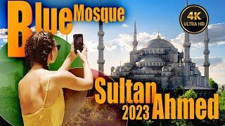 Blue mosque Istanbul 2023 / Blue mosque in Turkey 2023 / sultan Ahmed mosque Istanbul Turkey /