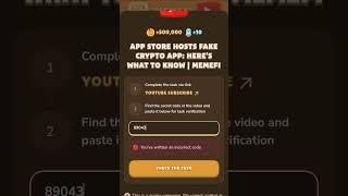 App Store Hosts Fake Crypto App: Here’s What to Know | MemeFi