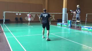 Canadian badminton talent Victor Lai at Danish Junior Cup International - part 1