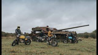 AJS Motorcycles Tempest Scramblers in action