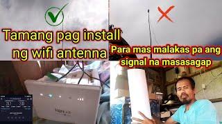 paano ang tamang pag install ng antenna 2024