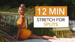 12 MIN STRETCH FOR SPLITS - how to get your splits, deep stretching I Pamela Reif