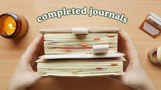 Completed Midori A6 & B6 Journals  Ideas & Flip-through  | Abbey Sy