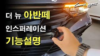 더 뉴 아반떼 인스퍼레이션 기능설명 이 영상 하나면 끝! - 가니가니