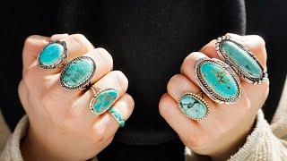 Customized Gemstones Rings || Turquoise Jewellery #Iranifiroza#viral #youtube