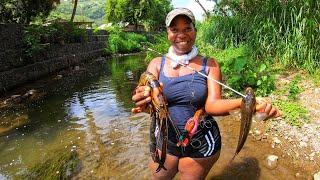 RIVER MONSTERS catch & grill w/ GARLIC BREAD & SWEET CORN @MAX Ep.86