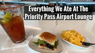 Everything We Ate at the Priority Pass Lounge  - The Club CLT - Charlotte Airport Lounge