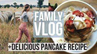 Vegan Family Vlog | Pancake Recipe + Date Night