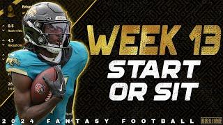 Week 13 Start or Sit Q&A - 2024 Fantasy Football