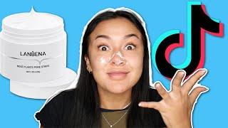 TESTING TIKTOK VIRAL LANBENA PORE STRIPS