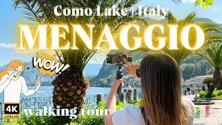 You MUST visit MENAGGIO  4K virtual walking tour ️ COMO LAKE, ITALY May 2024