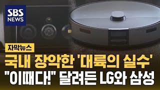 국내 장악한 '대륙의 실수'…"이때다!" 달려든 LG와 삼성 (자막뉴스) / SBS