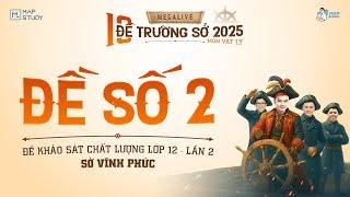 [Vật Lí 12 - SGK Mới] Chữa Đề KSCL Các Môn Văn Hóa - Lần 2 - Sở Vĩnh Phúc | Thầy VNA