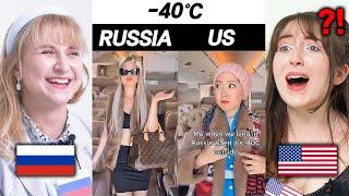 American and Russian React to USA VS RUSSIA Tiktok Compilation!!