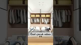 2 çocuklu yatak odası tasarımı özel çocuk odası tasarımı. Çocuk odasında olması gerekenler