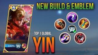 YIN TOP 1 GLOBAL NEW BUILD & NEW EMBLEM | NEW META JULY 2023 GAMEPLAY