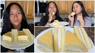 Janet makes the Best Fluffy and Soft Cake Sandwich! | Janet and Kate