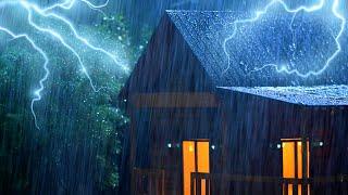 Sound of Rain and Thunder to Fall Asleep Quickly Sleep Instantly Relaxing Rain