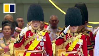 Thai army holds first Trooping the Colour parade in 16 years for king’s birthday