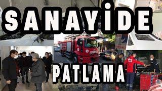 ERDEMLİ SANAYİSİNDE PATLAMA 4 YARALI