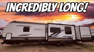 Crazy Long RV for a HUGE family! Puma 32BHQS