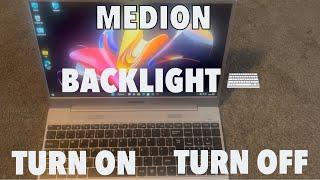 Medion backlight einschalten / tastaturbeleuchtung Medion einschalten / Enable backlit keyboard