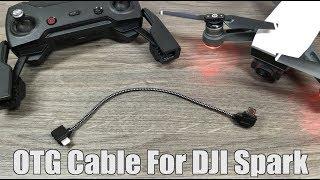 DJI Spark OTG Cable Setup for iPhone