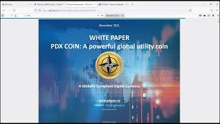 The technology of the global financial network With the PDX Coin