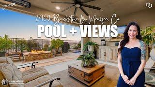 Menifee single story view home for sale! #views #singlestoryhome #audiemurphyranch