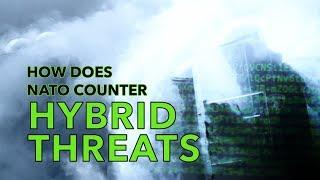 How does NATO counter hybrid threats?