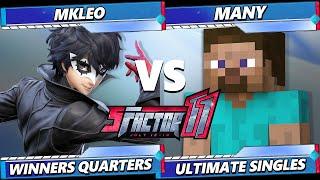 S Factor 11 - MkLeo (Joker) Vs. Many (Steve) Smash Ultimate - SSBU