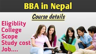 BBA Course in Nepal Full details | BBA College Fee structure,Scope in Nepal 2020 | BBA details 2020