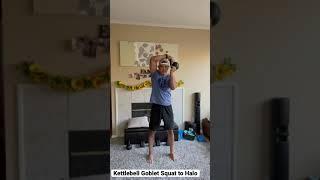 KB Goblet Squat to Halo by #joebalafitness