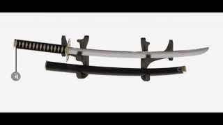 3D-animation Model Katana (Samurai Sword) Gemvision Matrix Part 2