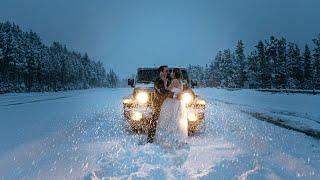 Snowy Elopement in Rocky Mountain National Park -  Colorado Elopement Videographer and Photographer