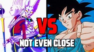 Why Beerus VS End Of Z Goku Isn't Close