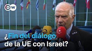 Josep Borrell propondrá suspender el dialógo político con el Gobierno de Netanyahu