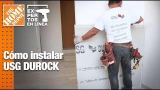 Cómo instalar USG DUROCK | Construcción | The Home Depot Expertos