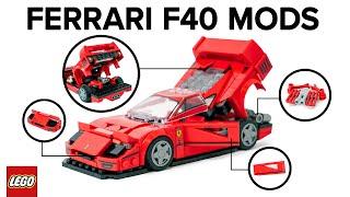 EASY MODS FOR YOUR FERRARI F40 | LEGO SPEED CHAMPIONS #76934