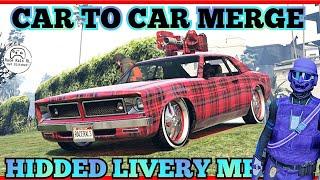 NEW CAR TO CAR MERGE GLITCH HIDDEN LIVERY MERGE 100% WORKING GTA5 BENNYS F1S GTA 5