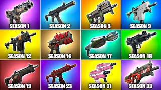 Evolution of All Fortnite Submachine Guns (Chapter 1 Season 1 - Chapter 6 Season 1)