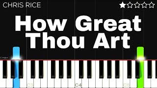 Chris Rice - How Great Thou Art | EASY Piano Tutorial