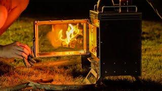 POMOLY Dweller Wood Stove - Spectacular Flames