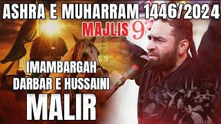 Majlis 9 | Imambargah Darbar e Hussaini Malir | Maulana Syed Ali Raza Rizvi | 9th Muharram 1446/2024