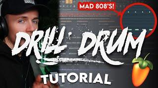 UK DRILL DRUM SECRETS (How To Make UK Drill Drums - FL Studio)