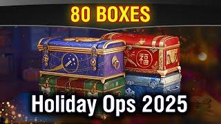 World of Tanks || Opening 80 Boxes - Holiday Ops 2025