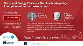 The role of Energy Efficiency First in climate policy: A complement, not a contradiction [EEA12]