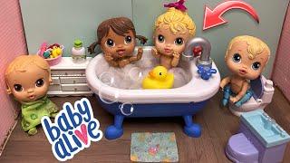 NEW Baby alive crib life dolls Night routine 