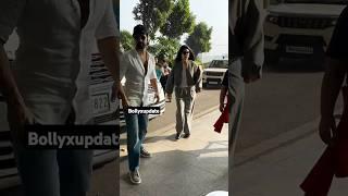 Katrina Kaif and Vicky Kaushal spotted at Mumbai Airport today ️ 